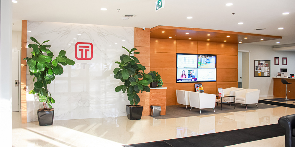 Interior of OTT Financial Markham Branch